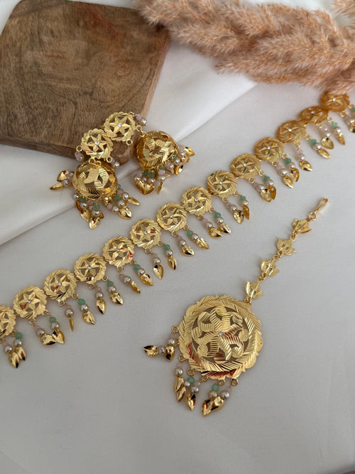 Misha jadau Choker Set