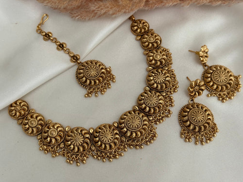 Gold Imitation Necklace Set