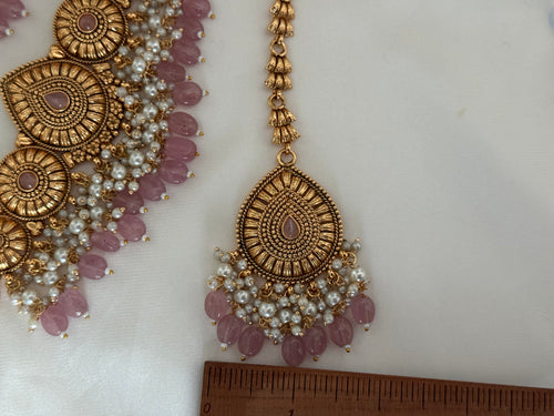 Bhavi Gold Imitation Choker Set