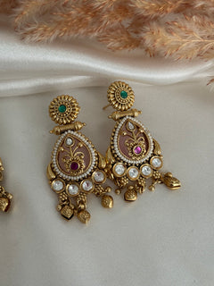 Heritage Kundan earrings