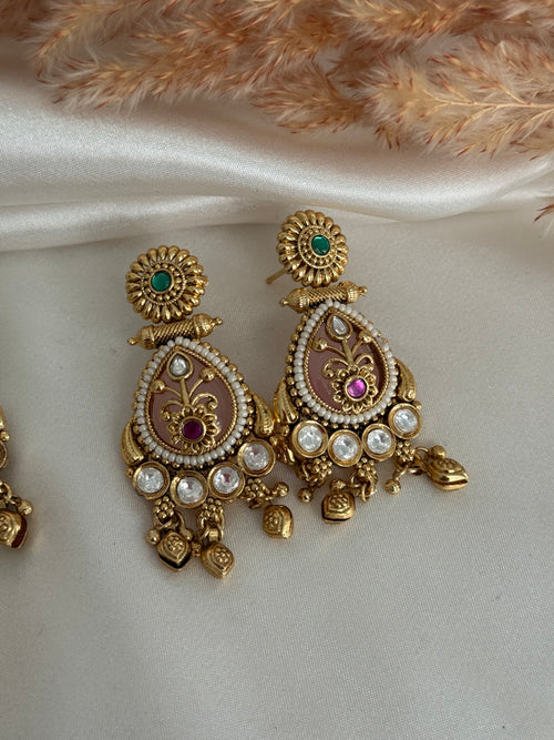 Heritage Kundan earrings