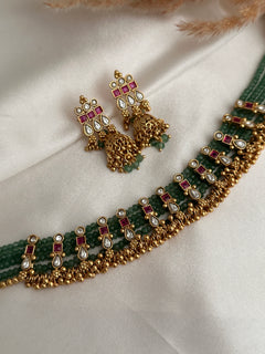 Kundan Choker/Necklace Set