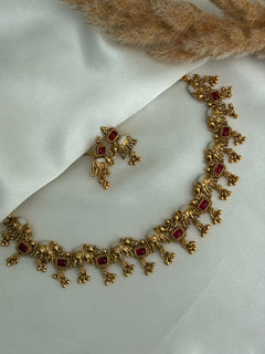 Elephant Antique Necklace Set