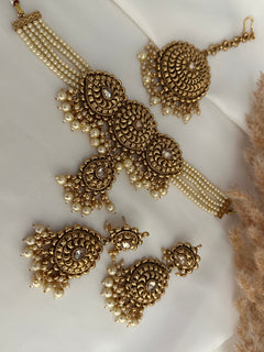 Antique Gold Choker Set