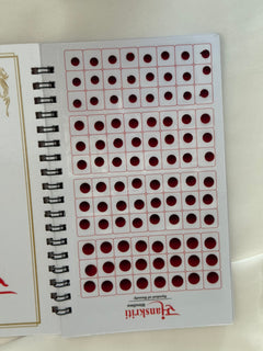 Ombré double shade bindi hook