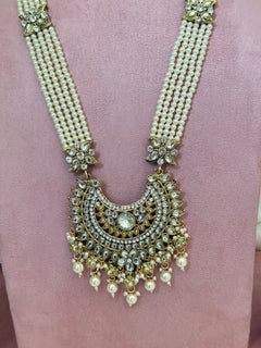 Pearl Kundan Rani Haar