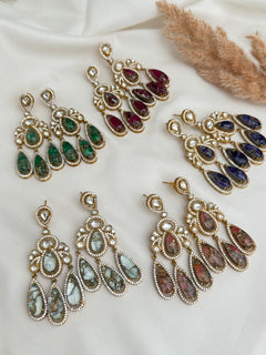 Monalisa fire stone earrings