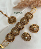 Pearl Gold Choker Set
