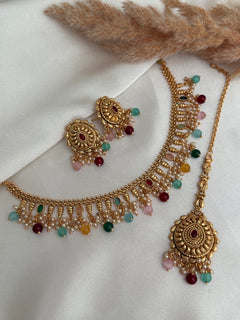 Heera Multicolor Necklace Set