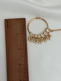 Bridal Kundan Nose Ring