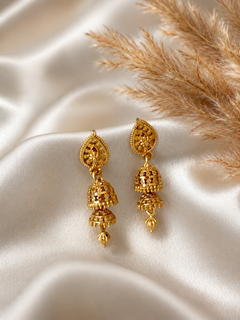 Gold imitation jhumki