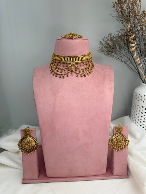 Phulkari choker Set