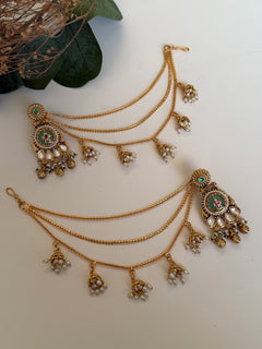 Heritage earrings x Saharas