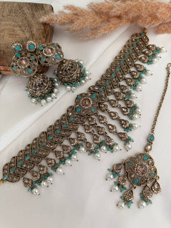 Polki Antique choker Set