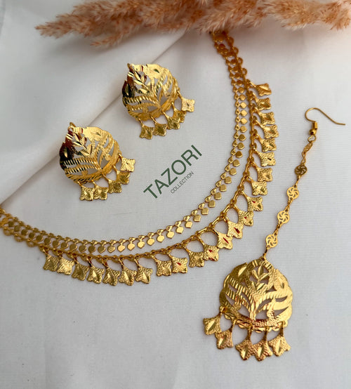 Traditonal Patra double necklace set