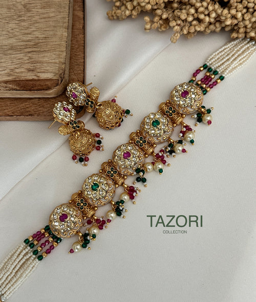 Minakari Kundan Choker Set