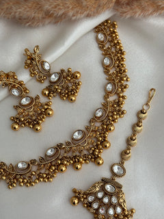 Aarya Gold imitation necklace Set