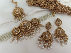 Gold  choker Set