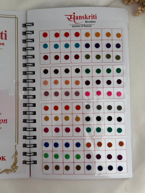 Plain mini bindi book