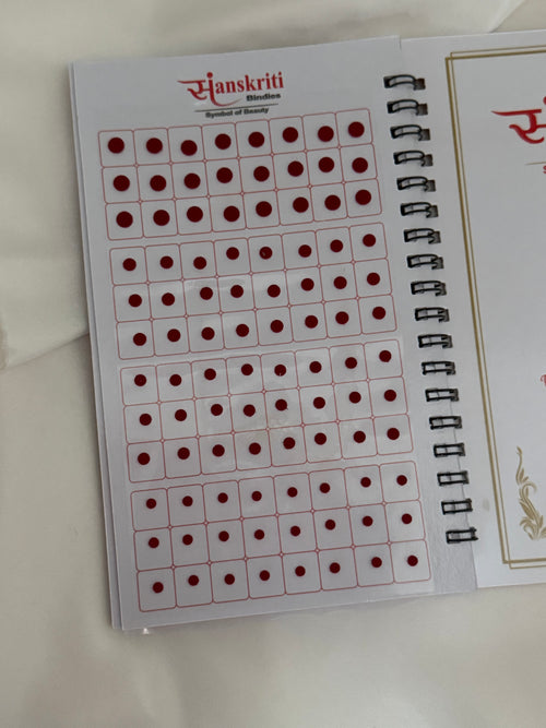 Plain mini bindi book