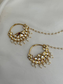 Bridal Tyani kundan Nose Ring