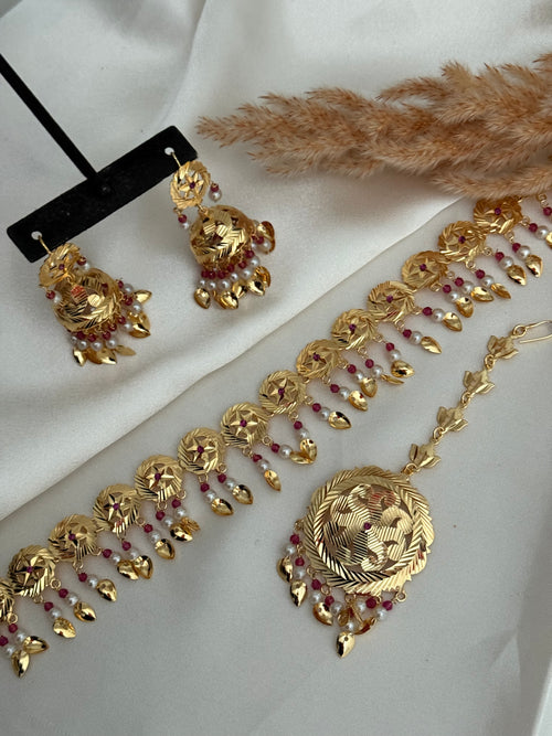 Patra Jadau Choker Set