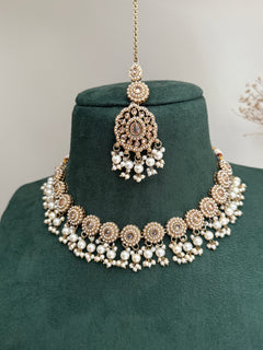 Pearl Polki Choker Set