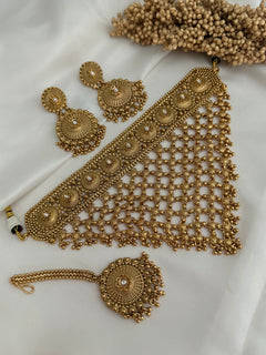 Sofia Gold Choker Set