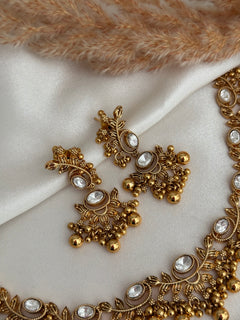 Aarya Gold imitation necklace Set