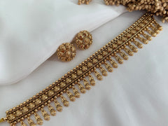 Gold imitation choker Set