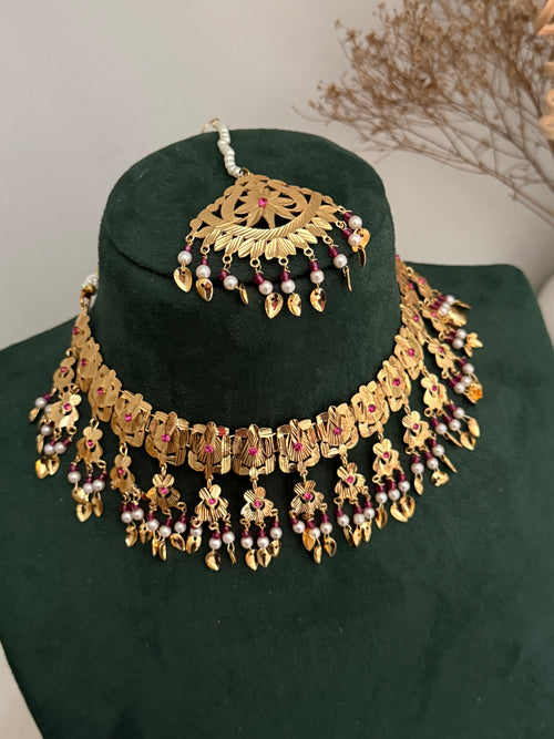 Traditonal Patra necklace set