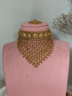 Sofia Gold Choker Set