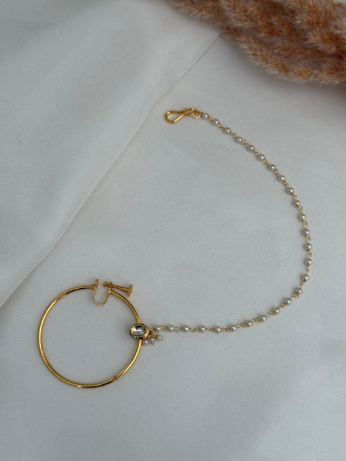 Bridal kundan Nose ring