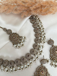 Pearl Polki Choker Set