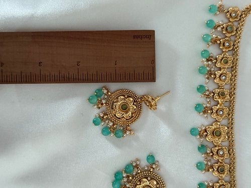 Pink Gold Choker Set