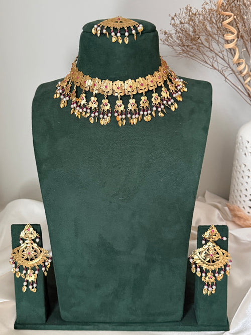 Traditonal Patra necklace set