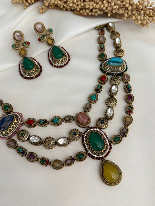 Sabyasachi layered Necklace Set