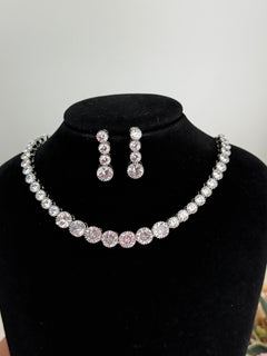 American Diamond Necklace Set