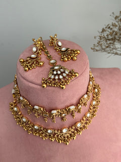 Arpan double necklace set