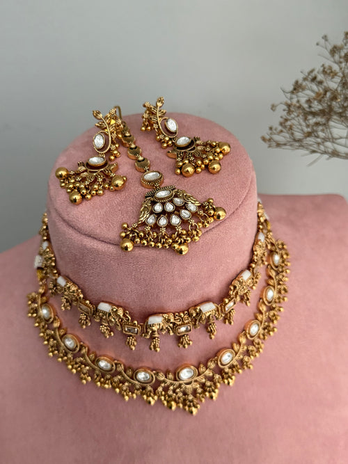 Arpan double necklace set