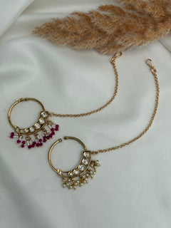 Bridal Kundan Nose Ring