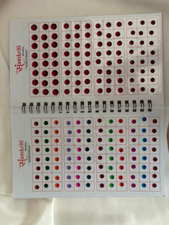 Ombré double shade bindi hook