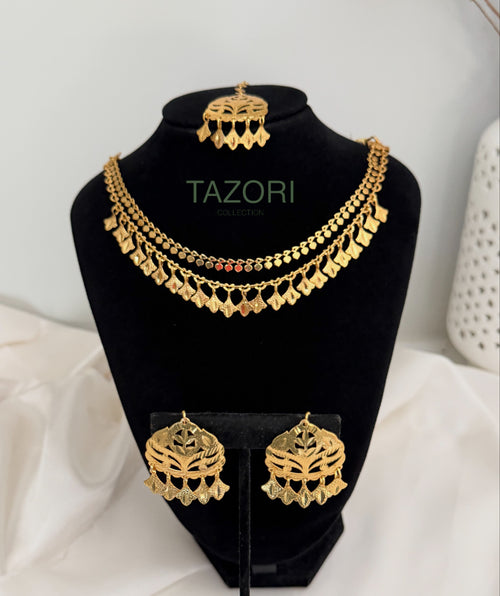 Traditonal Patra double necklace set
