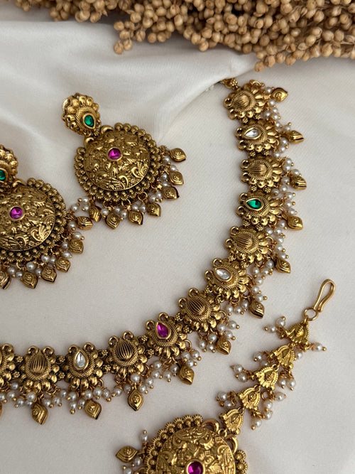 Gold imitation Necklace Set