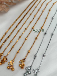 Indian sleek anklets