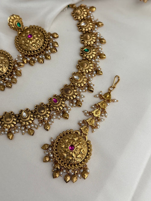 Gold imitation Necklace Set
