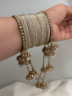 Jhumki Bangles Set