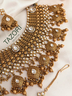 Gold imitation bridal Choker Set