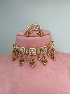 Pearl x Gold Choker Set
