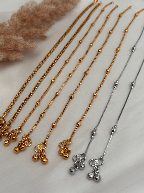 Indian sleek anklets